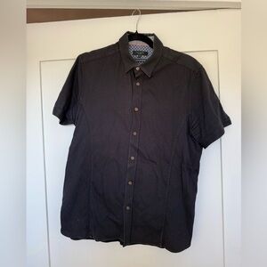 Ted Baker Men's Black Short Sleeve Shirt